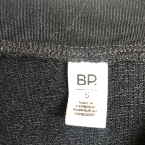 SALE NWT BP Bell Sleeve Crewneck Black Sweater - Picture 5 of 8